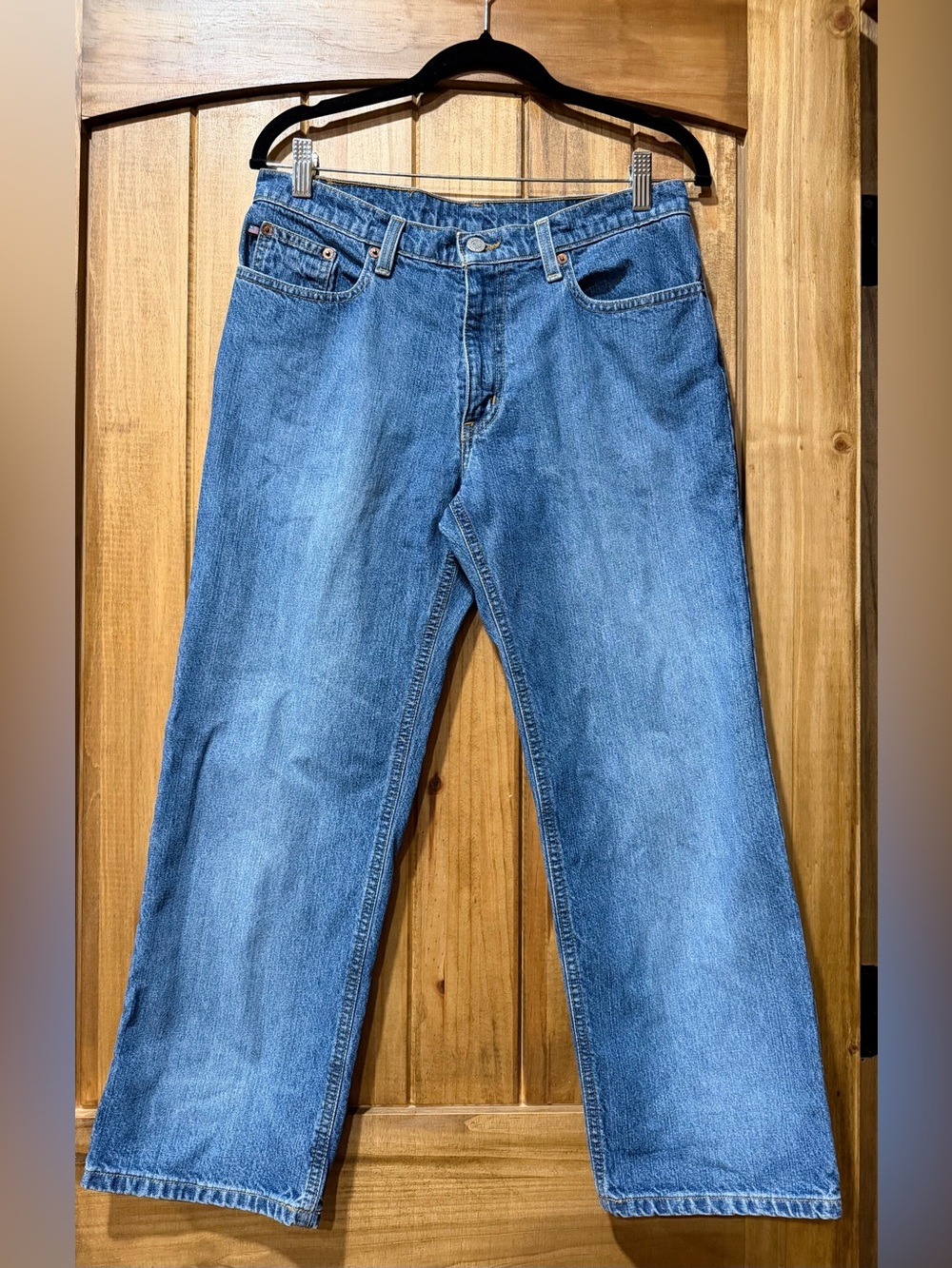 Ralph Lauren Vintage Women's Light Blue Cropped Jeans